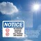Signmission No Ignition Sources Turn Off Sign, Vinyl Decal, 10in W x 7in L, 2PK OS-2PACK-NS-D-710-L-14667 - alternate 5